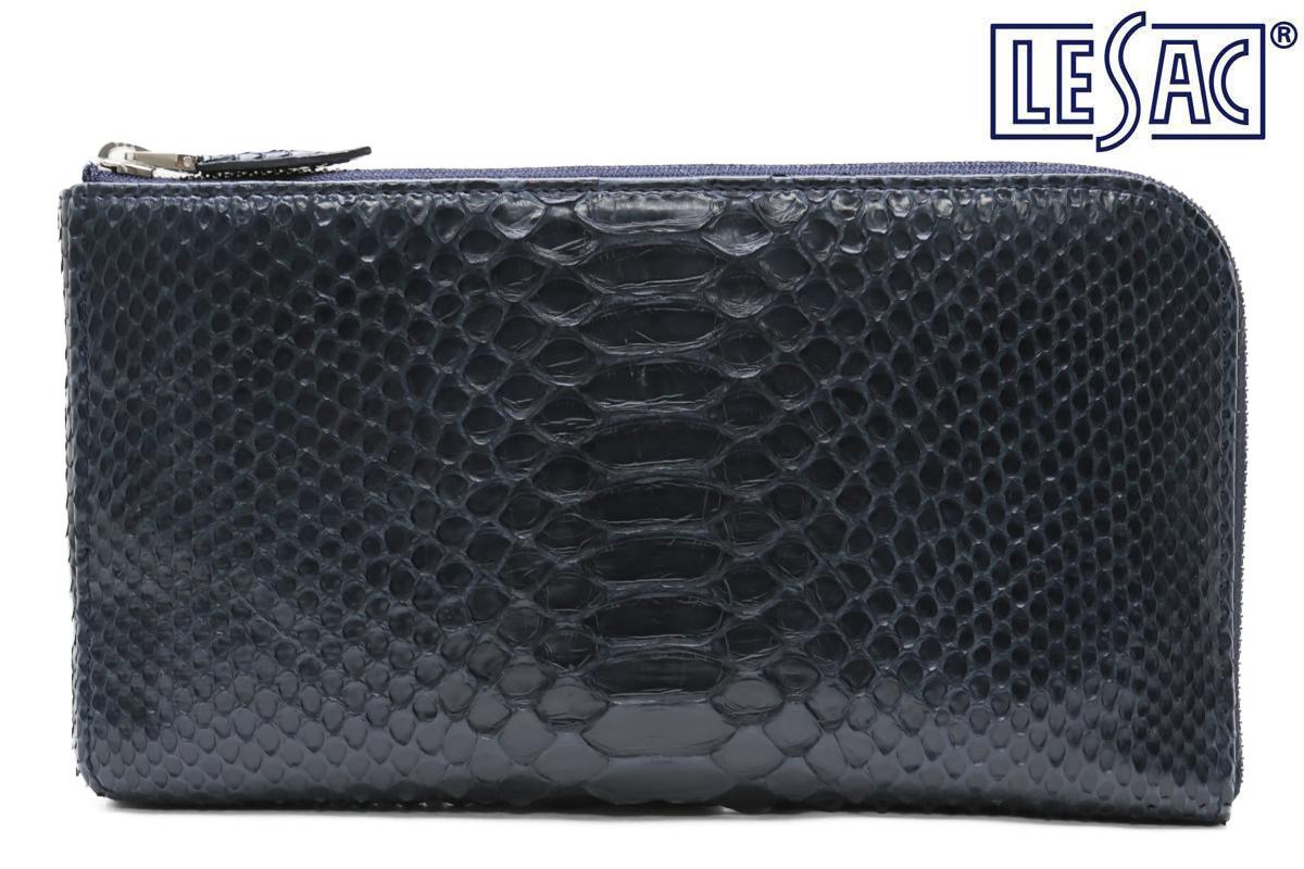 メンズファッション 財布、帽子、ファッション小物 WEB限定デザイン PELGIO高級なパイソン革の長財布自然色三折 - 通販 