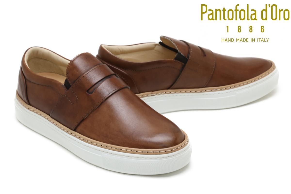 パントフォラドーロ（Pantofola d'Oro）イタリア製革靴 茶 41